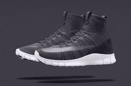 Nike: Серые кроссовки  Mercurial