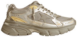 Golden Goose: Серебристые кроссовки 
