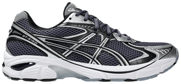Asics: Серебристые кроссовки 
