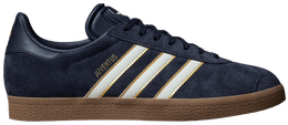 Adidas: Синие кроссовки  Gazelle