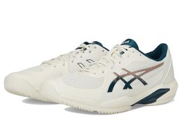 Asics: Зелёные кроссовки 
