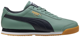 PUMA: Зелёные кроссовки  Roma