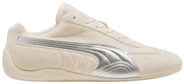 PUMA: Серебристые кроссовки  Speedcat