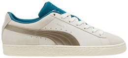 PUMA: Белые кроссовки  Suede