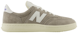 New Balance: Серые кроссовки 