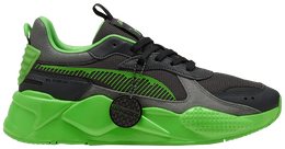 PUMA: Зелёные кроссовки  RS-X
