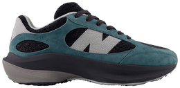New Balance: Зелёные кроссовки 