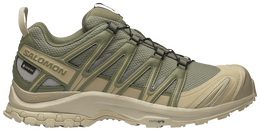 Salomon: Зелёные кроссовки 