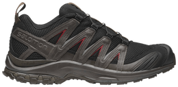 Salomon: Чёрные кроссовки 