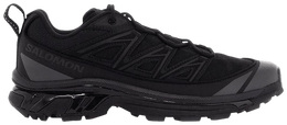 Salomon: Чёрные кроссовки 