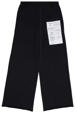 MM6 Maison Margiela: Чёрные брюки 