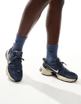 Nike: Голубые кроссовки 