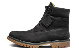 Timberland: Чёрные ботинки 