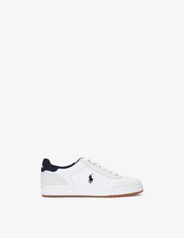 Polo Ralph Lauren: Белые кроссовки 
