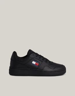 Tommy Jeans: Чёрные кроссовки 