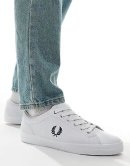 Fred Perry: Белые кроссовки 
