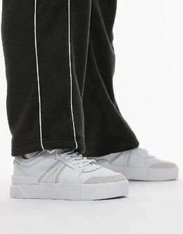 Lacoste: Белые кроссовки 