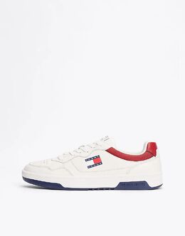 Tommy Jeans: Белые кроссовки 