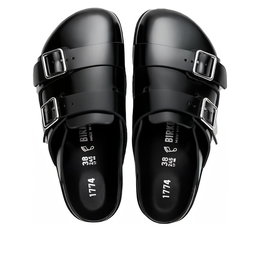 Birkenstock: Чёрные сандалии 