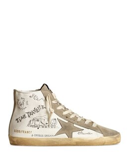 Golden Goose: Бежевые кроссовки  Francy