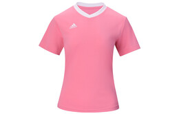 Adidas: Розовая футболка 