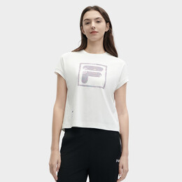Fila: Белая футболка 