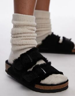 Birkenstock: Чёрные сандалии  Arizona