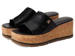 Tommy Hilfiger: Чёрные сандалии 