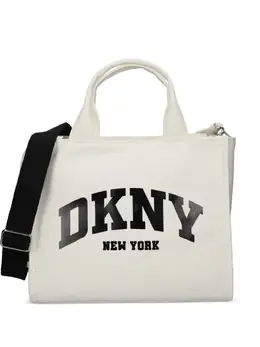 DKNY: Белая сумка-шоппер 