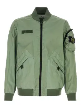 Stone Island: Зелёная куртка  Compass