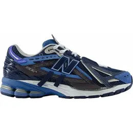 New Balance: Синие кроссовки 
