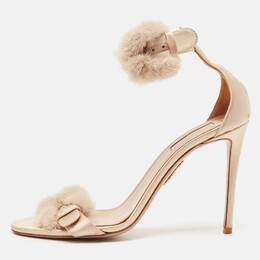Aquazzura: Бежевые сандалии 