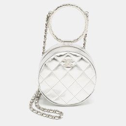 Chanel: Серебристый браслет 