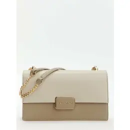 Valentino: Бежевая сумка 