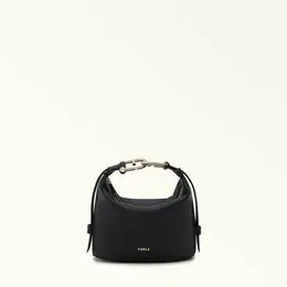FURLA: Чёрная сумка 