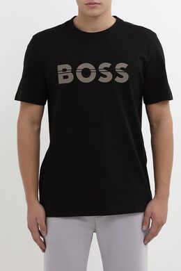 BOSS: Хлопковая футболка 