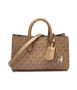 Michael Kors: Бежевая сумка 