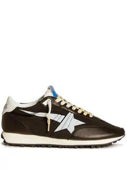 Golden Goose: Чёрные кроссовки  Star