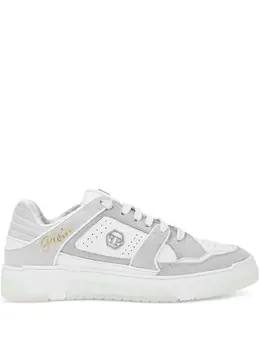 Philipp Plein: Белые кроссовки 