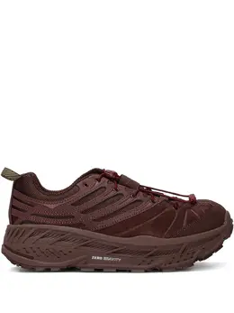 HOKA: Коричневые кроссовки 