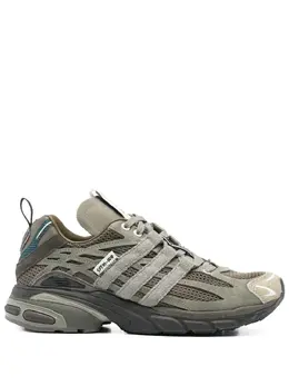 adidas: Зелёные кроссовки  X