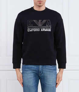 Emporio Armani: Чёрный свитшот 
