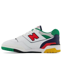 New Balance: Белые кроссовки  550