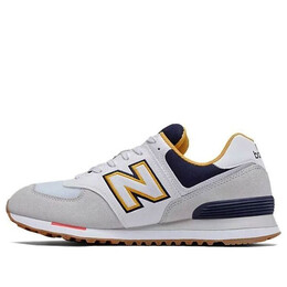 New Balance: Жёлтые кроссовки  574