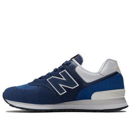 New Balance: Синие кроссовки  574