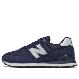 New Balance: Синие кроссовки  574