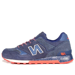 New Balance: Синие кроссовки  577