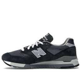 New Balance: Синие кроссовки 