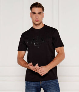 Armani Exchange: Футболка с принтом 