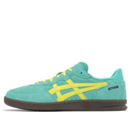 Asics: Зелёные кроссовки 